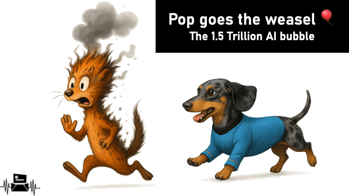 Pop goes the weasel 🎈The 1.5 Trillion AI&nbsp;bubble