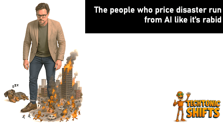 The people who price disaster run from AI like it’s&nbsp;rabid