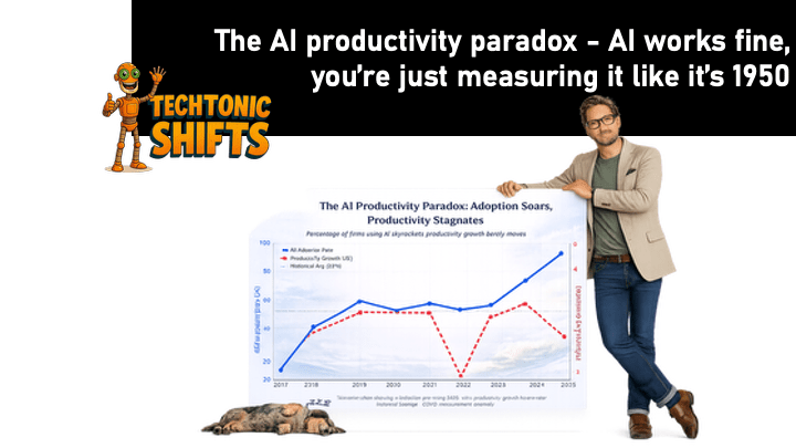 The AI productivity paradox – AI works fine, you’re just measuring it like it’s&nbsp;1950